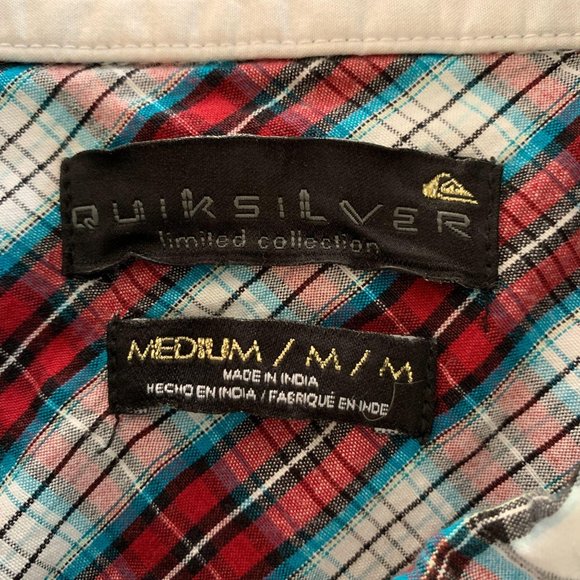 Quicksilver Plaid Button Up Pocket Shirt - Picture 6 of 7